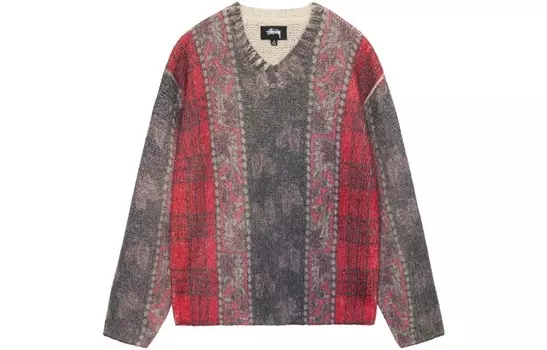 Коллекция осень/зима FW23 свитер унисекс многоцветный Stussy, цвет Multicolor