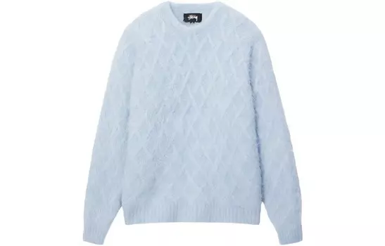 Коллекция осень/зима FW23 свитер унисекс Stussy, белый