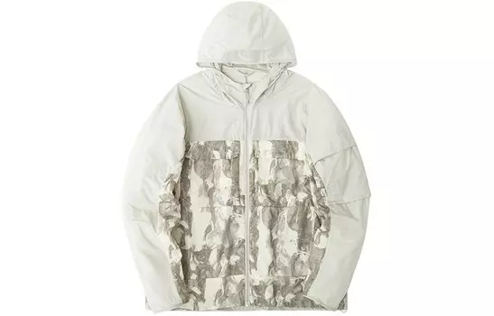 Коллекция Outdoor Trench Coat Men Haoyu Серый / Полный принтов Anta, серый