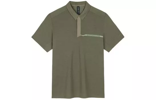 Коллекция поло для мужчин Outdoor, цвет оливковый зеленый Anta, оливково-зеленый