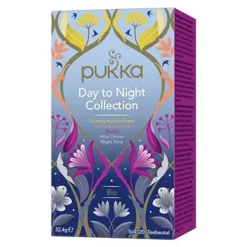 Коллекция Pukka Day to Night 20 чайных пакетиков — 20 шт. x 4 — в упаковке 4 шт. Pukka Herbs