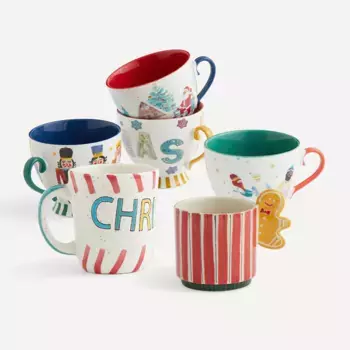 Коллекция рождественских кружек El Corte Ingls