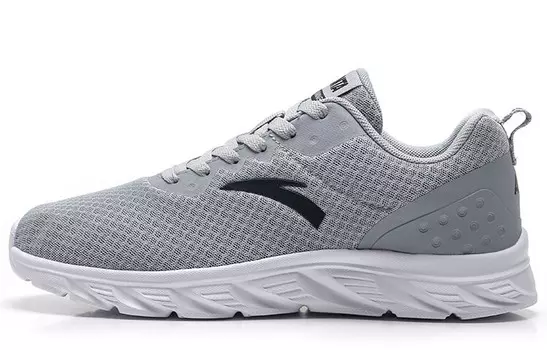 Коллекция Running Кроссовки мужские Low-top Fog Серый/черный/белый Anta