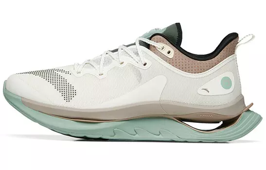 Коллекция Running Кроссовки мужские с низким верхом Ivory White/hay Серо-зеленый Anta