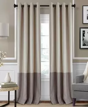 Коллекция штор Braiden Blackout с цветными блоками Elrene