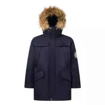 Коллекция Skating, пуховик зимний унисекс Teenie Weenie Men, Urban Techwear Black (90 Fill Power White Duck Down, Warm in Cold Weather)