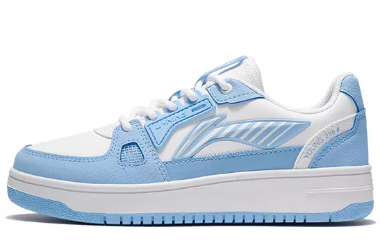 Коллекция Sports Life Kids Скейтбординг Кроссовки GS Low-top Новые Aurora Blue/Standard White Lining Young, белый