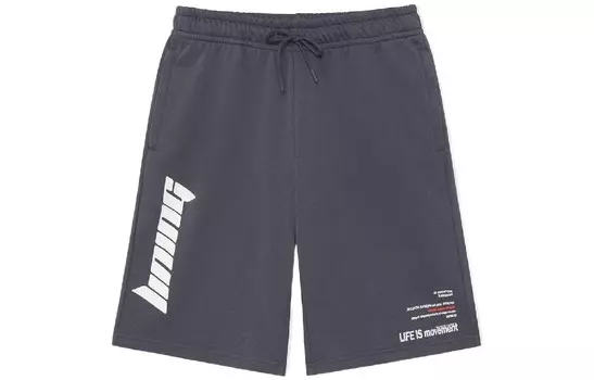 Коллекция Sports Life повседневные шорты для мужчин Lining, цвет Set of 2 (surface ash)