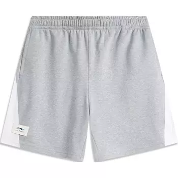 Коллекция Sports Life Повседневные шорты Унисекс Цветочный серый Стандартный белый Lining, белый