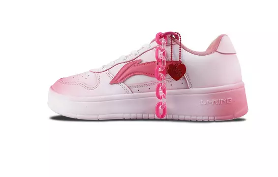 Коллекция Sports Life Скейтбординг Кроссовки женские низкие красные Lining