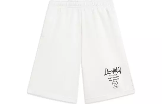 Коллекция Sports Life Спортивные шорты мужские белые Lining, белый