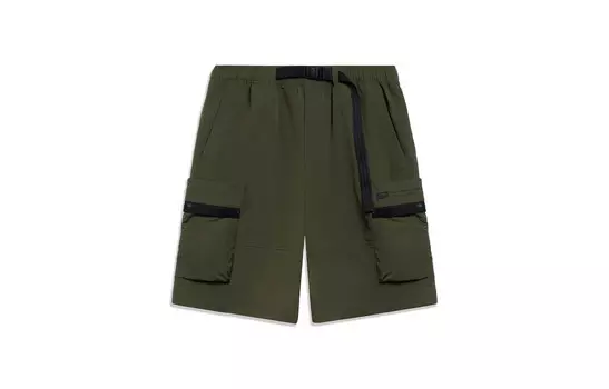 Коллекция Sports Life Спортивные шорты мужские Оливковый Lining, оливково-зеленый