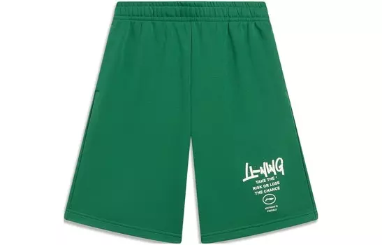 Коллекция Sports Life Спортивные шорты Мужские Зеленые Lining, зеленый