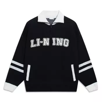 Коллекция Sports Life свитер унисекс черный Lining, черный