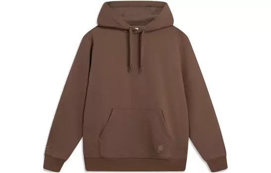 Коллекция Sports Life Толстовка унисекс коричневого цвета Lining, коричневый