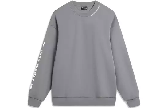 Коллекция Sports Life Толстовка унисекс серая Lining, серый