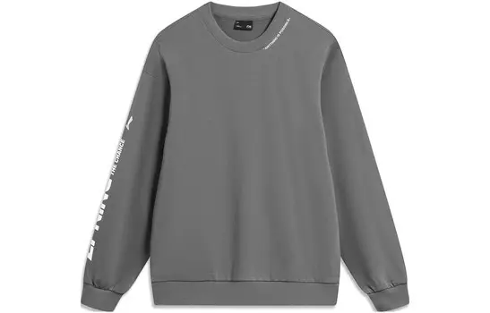 Коллекция Sports Life Толстовка унисекс серая Lining, серый