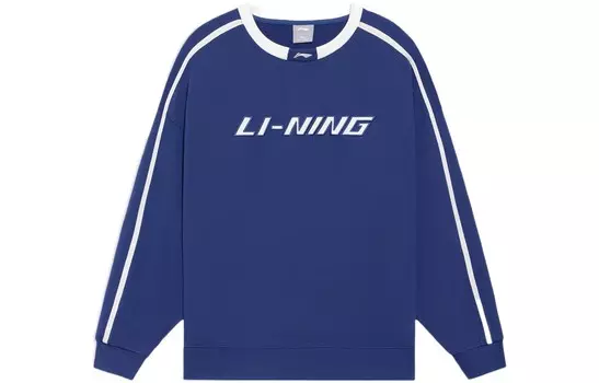 Коллекция Sports Life Толстовка унисекс темно-синяя Lining, темно-синий