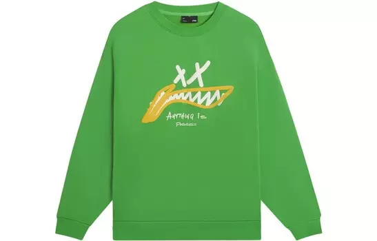 Коллекция Sports Life Толстовка Унисекс Зеленый Lining, зеленый