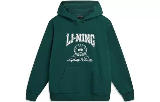 Коллекция Sports Life Толстовка Унисекс Зеленый Lining, зеленый