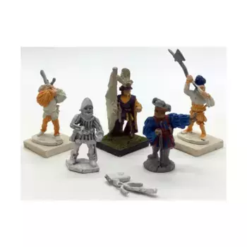Коллекция средневековых солдат №1, Historicals - Loose Miniatures (25mm)