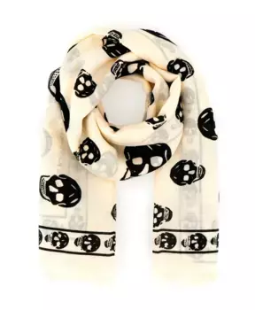 Коллекция стильных шарфов и шалей. Alexander Mcqueen, мультиколор
