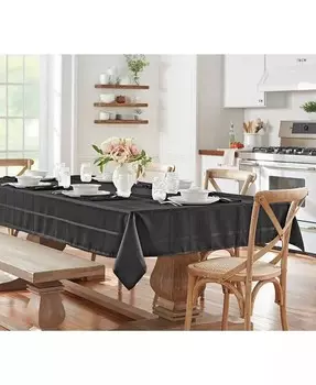Коллекция столового белья в клетку Elrene, черный