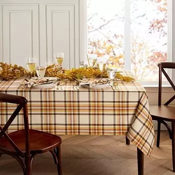 Коллекция тканого столового белья в клетку Russet Harvest Elrene Home Fashions, цвет Multi