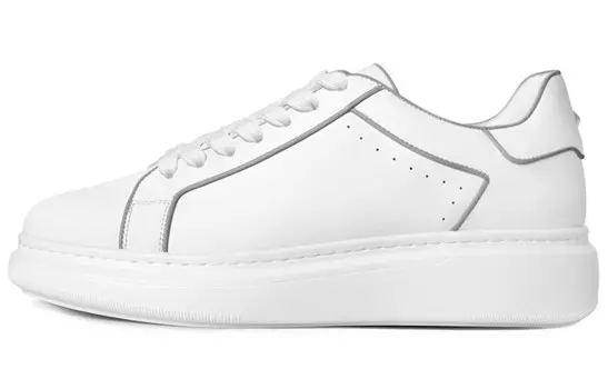 Коллекция TW Logo Handmade Small White Shoes Стильные мужские кеды для скейтбординга с низким верхом Thom Wills