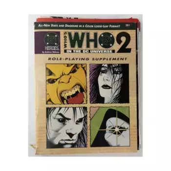 Коллекция Who's Who - №2 с №3, DC Heroes - Core & Sourcebooks (Mayfair Games)