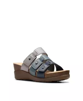 Коллекция Женские Босоножки Calenne Lily на платформе Clarks, черный