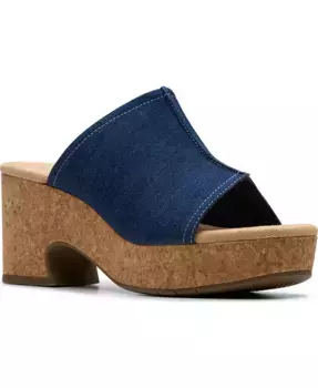 Коллекция Женские Босоножки-кюлоты Nerisa Vine Clarks, синий