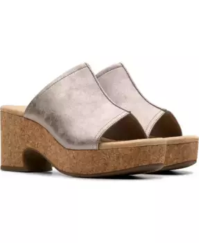 Коллекция Женские Босоножки-кюлоты Nerisa Vine Clarks, коричневый/бежевый