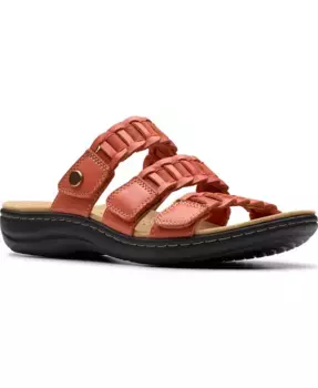 Коллекция Женские Плоские Сандалии Laurieann Hope без застежки Clarks, коричневый