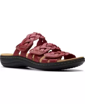 Коллекция Женские сандалии Laurieann Rio без застежки на плоской подошве Clarks, красный