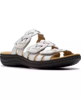 Коллекция Женские сандалии Laurieann Rio без застежки на плоской подошве Clarks, белый