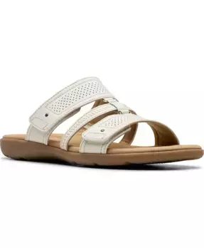 Коллекция Женские сандалии-слипоны Elizabelle Ave на плоской подошве Clarks, черный