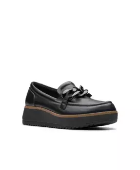 Коллекция Zylah May Лоферы на низком каблуке Clarks, черный