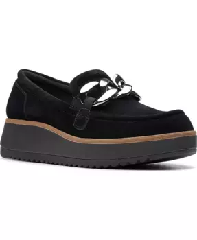 Коллекция Zylah May Лоферы на низком каблуке Clarks, черный