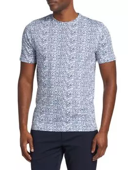 КОЛЛЕКЦИЯ ФУТБОЛКА В РАЗРЯДНЫЙ ТОЧЕК Saks Fifth Avenue, синий