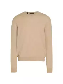 КОЛЛЕКЦИЯ Кашемировый свитер с V-образным вырезом Saks Fifth Avenue, цвет cream