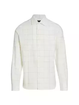 КОЛЛЕКЦИЯ Рубашка из матовой сетки Saks Fifth Avenue, белый