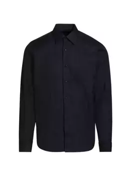 КОЛЛЕКЦИЯ Рубашка-смокинг с нагрудником Saks Fifth Avenue, цвет moonless