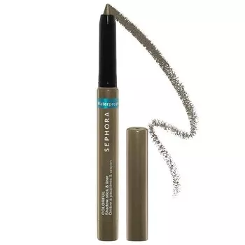 КОЛЛЕКЦИЯ SEPHORA Sephora Colorful Водостойкие тени для век и подводка для глаз Мульти-стик SEPHORA COLLECTION, цвет Olive Shimmer