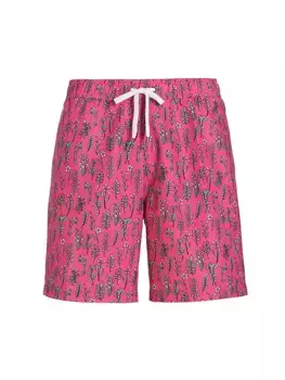 КОЛЛЕКЦИЯ Шорты для плавания Plant Saks Fifth Avenue, ярко-розовый
