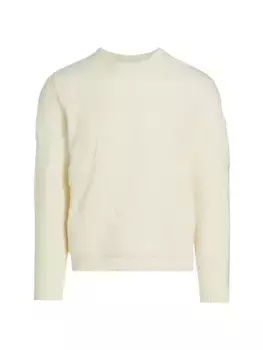 КОЛЛЕКЦИЯ Свитер с фактурным пейзажем Saks Fifth Avenue, белый