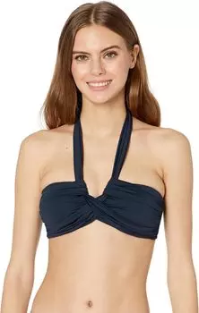 Коллективное бандо Seafolly с лямкой на шее, цвет True Navy