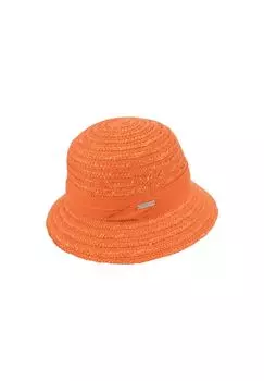 Колокольчик для отделки соломы с репсовой вставкой 55178-0 SEEBERGER, оранжевый