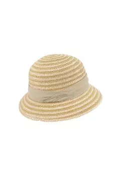 Колокольчик для отделки соломы с репсовой вставкой 55178-0 SEEBERGER, цвет Leinen