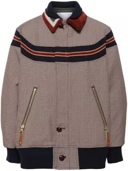 Kolor бомбер оверсайз Gun Club, коричневый